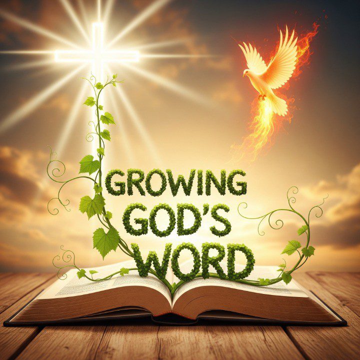 a bible a cross and dove