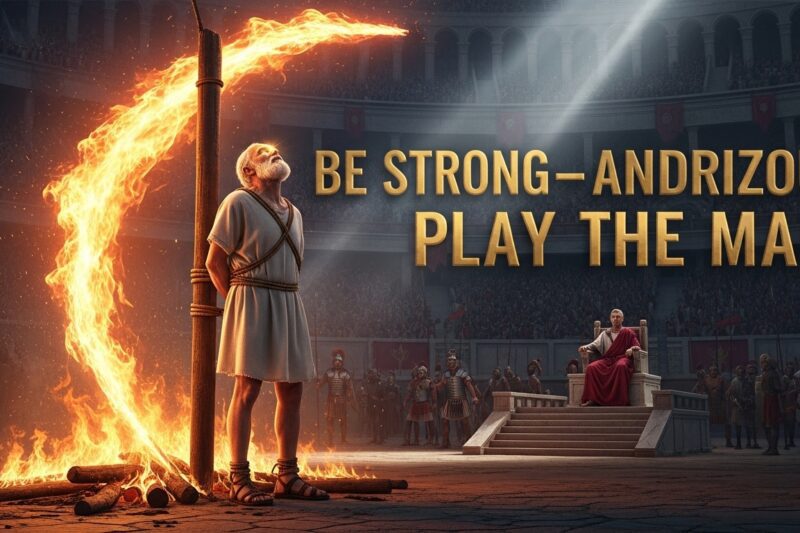 Be Strong—Andrizou—Play the Man! The Martyrdom of Polycarp